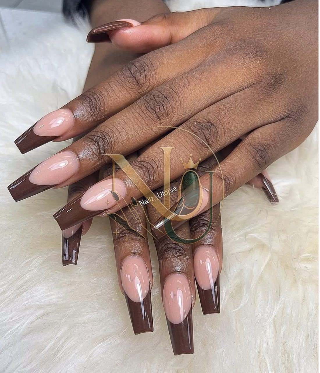 Chocolate French coffin set